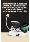 7 Kordonlu Akıllı Saat Ve Aynalı Bluetooth Kulaklık Powerbank Dijital Göstergeli