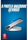 8 Port Çoklayıcı Macbook Ile Uyumlu Çoğaltıcı Type-C dönüştürücü TF SD kart
