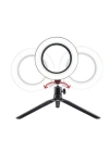 8inç 20cm Youtube Instagram Tiktok Selfie  Stüdyo Video Fotoğraf Ring Light  Tripod Led Halk