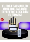 A Kalite Uzaktan Kumandalı LED Park Uyarı Işığı El Figürlü Model