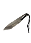 A13 Komple Metal Kamp Bıçak 23 Cm - Tırtıklı, İp Saplı, Kılıflı