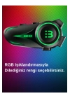 A50 5x Motor Kask Kulaklık Rgb Bluetooth Motosiklet Kulaklık Intercom 5 Kişi Eşleşme