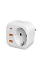 Ac-115 2500w 3.4a 2usb 1type-c 1soket Akım Korumalı Şarj Adaptörü Priz Çoğaltıcı