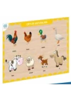 Ahşap Çiftlik Hayvanları Eğitici Set