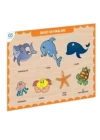 Ahşap Deniz Hayvanları Eğitici Set
