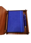 Ahşap Kutulu Defter ve Kalem Seti