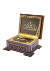 Ahşap Kutulu KurAn( B.Cep Kahverengi) (0122)