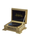 Ahşap Kutulu KurAn(Çanta Boy Sarı Renk) (0263)