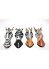Ahşap Zebra Mask 30 Cm 3galıleo-3