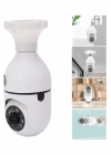 Akıllı Kamera Wifi Kamera Duylu Ampul Görünümlü 360 Derece Dönebilen Ev Kamerası