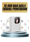 Akıllı Powerbank Ekranlı 10.000 Mah Hızlı Şarj Edebilen 4 Girişli Çok Fonksiyonlu