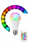 Akıllı RGB Led Ampul Led Uzaktan Kumandalı Renk Değiştiren Ampul