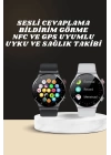 Akıllı Saat Amoled Ekran Bluetooth Bağlantılı Sesli Görüşme Nabız Ölçer