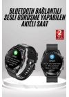 Akıllı Saat Amoled Ekran Metal Ve Deri Kordonlu Uyku ve Sağlık Takibi Titreşimli