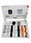 Akıllı Saat Bluetooth Kulaklık Adımsayar Sağlık Takibi Çağrı Cevaplama