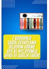 Akıllı Saat Çağrı Cevaplayabilen Unısex 7 Kordonlu Müzik Dinleme