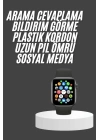 Akıllı Saat Çok Fonksiyonlu Uyku Takibi Adımsayar Nabız Ölçer Arama Cevaplayan