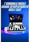 Akıllı Saat Çoklu Kordon Seçenekli Dokunmatik Ekran Nabız Sensörlü