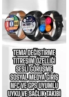 Akıllı Saat Tema Değiştirme Titreşimli Bluetooth Bağlantılı NFC Ve GPS Uyumlu