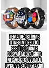 Akıllı Saat Tema Değiştirme Titreşimli Bluetooth Bağlantılı NFC Ve GPS Uyumlu