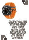 Akıllı Saat Unısex Zarif Görünümlü Titanyum Kasa Amoled Ekran Müzik Dinleme