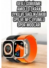 Akıllı Saat Uyku ve Spor Takibi Yeni Nesil Bluetooth Bağlantılı Amoled Ekran