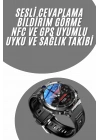 Akıllı Saat Yeni Model Sesli Asistan Bildirim Görme Bluetooth Bağlantılı Müzik Dinleme