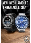 Akıllı Saat Yeni Nesil 2024 Model Metal Kordonlu Bluetooth Bağlantılı