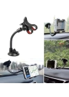 Akrobat Cama Sabitlenen Güçlü Vakumlu 360 Derece Dönen Tüm Modellere Uyan Oto Telefon Tutucu