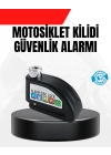 Alarm Disk Fren Kilidi Paslanmaz Çelik Motosiklet Scooter Bisiklet