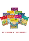 Allahın İsimlerini Öğreniyorum - 1 (10 Kitap Set İngilizce)