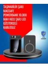 Alüminyum Alaşımlı, 20W PD Hızlı Şarj ve Manyetik Kablosuz Powerbank