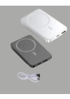 Alüminyum Alaşımlı, 20W PD Hızlı Şarj ve Manyetik Kablosuz Powerbank