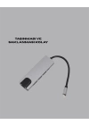 Alüminyum Gövdeli Type‑C HDMI & Ethernet Adaptör – Tak & Çalıştır
