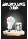 Ambiyans Aydınlatma RGB Led Lamba Kumandalı Renk Değiştirebilen