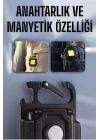 Anahtarlık Çok Amaçlı Mıknatıslı Taşınabilir Işık Led Şarjlı