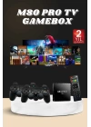 Android Tv Box 2.4g 10k Ultra Hd 2gb Ram 64gb Hafıza 10000 Retro Oyunlu Konsol Game Stick M8 Pro
