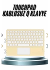 Android ve İOS Uyumlu Bluetooth Klavye Touchpad Slim Kablosuz Wifi Q Klavye