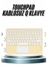 Android ve İOS Uyumlu Bluetooth Klavye Touchpad Slim Kablosuz Wifi Q Klavye