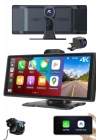 Android ve İOS Uyumlu Ön Arka Çift Kameralı Araç Ekranı Dokunmatik CarPlay