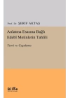 Anlatma Esasına Bağlı Edebî Metinlerin Tahlili