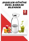 Anneler Gününe Özel Hediye Bardak Blender Paslanmaz Çelik Bıçaklı