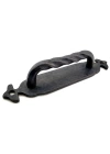 Antika Tarz Dekoratif Pirinç Burgulu Çekme Kol - 148x33 Mm, Oksit