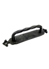 Antika Tarz Dekoratif Pirinç Burgulu Çekme Kol - 205x33 Mm, Oksit