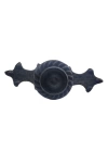 Antika Tarz Dekoratif Pirinç Çizgili Düğme - 35x100 Mm, Büyük, Oksit