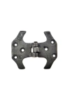 Antika Tarz Dekoratif Pirinç Fit Menteşe - 67 Mm, Oksit