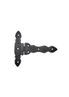 Antika Tarz Dekoratif Pirinç Kuyruklu Düğmeli Menteşe No2 - 138x167 Mm, Oksit