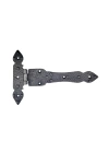 Antika Tarz Dekoratif Pirinç Kuyruklu Düğmeli Menteşe No3 - 155x240 Mm, Oksit