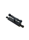 Antika Tarz Dekoratif Pirinç Misket Pencere Kolu - 165x32 Mm, Oksit