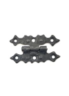 Antika Tarz Dekoratif Pirinç Yıldız Menteşe - 63x36 Mm, Oksit